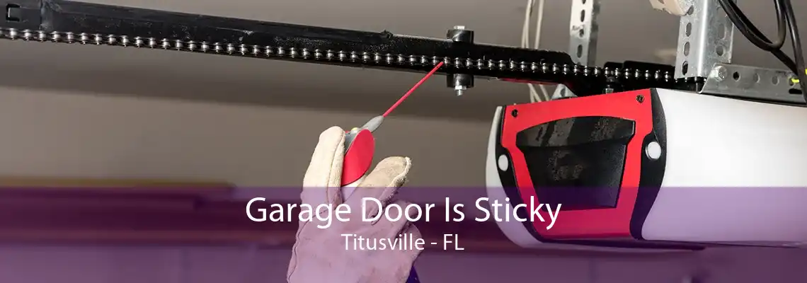 Garage Door Is Sticky Titusville - FL